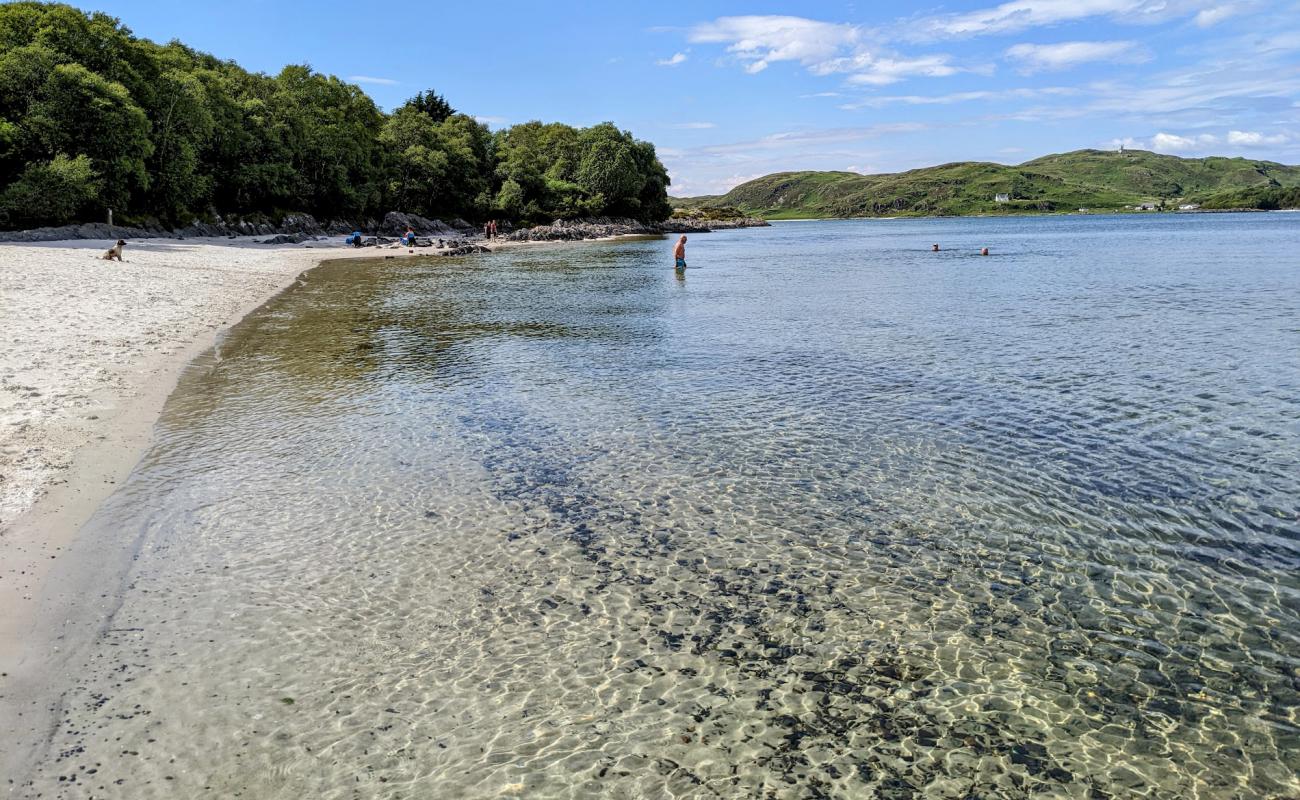 Photo de Silver Sands of Morar avec sable beige de surface