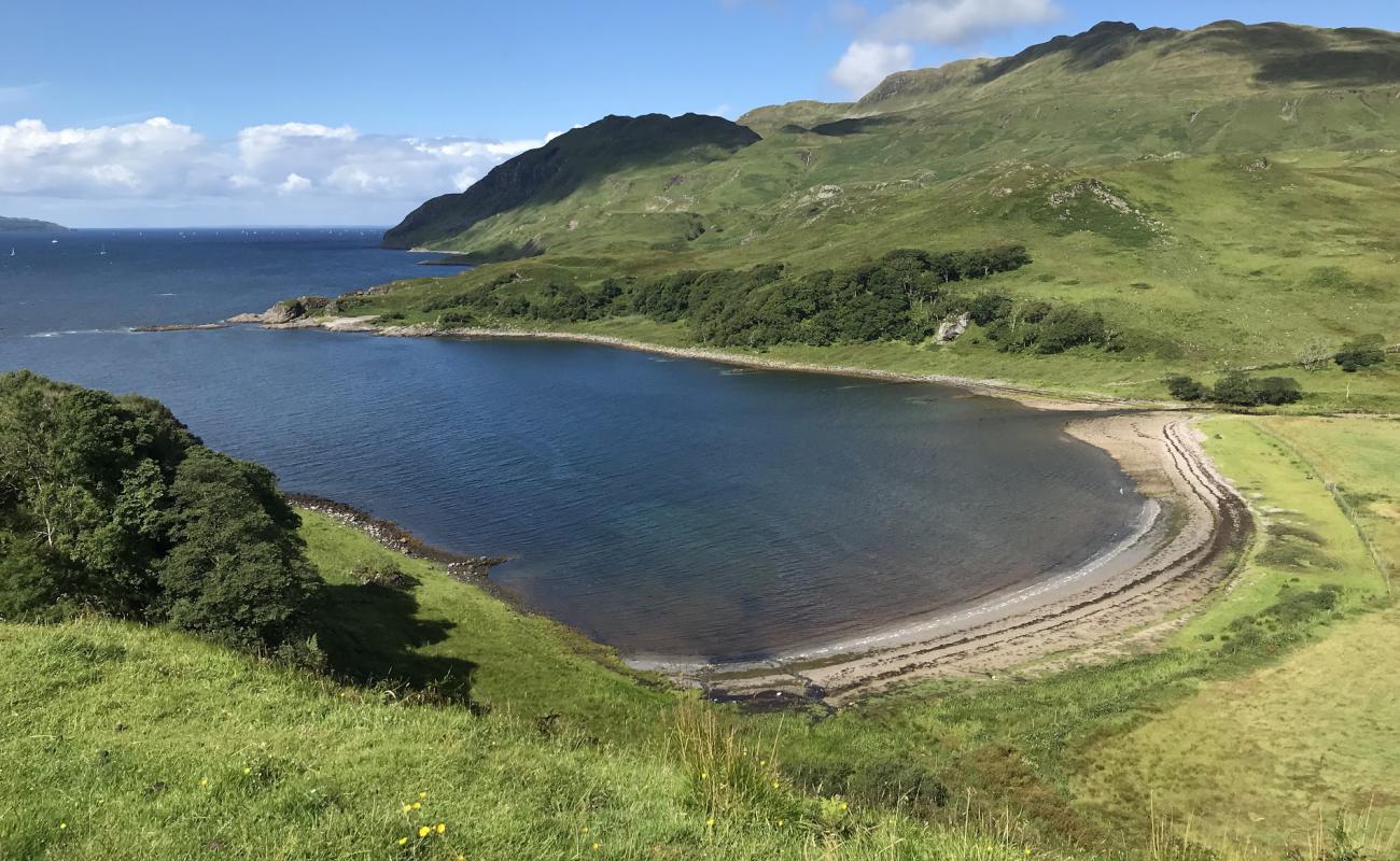 Photo de Pledges Beach avec sable beige de surface