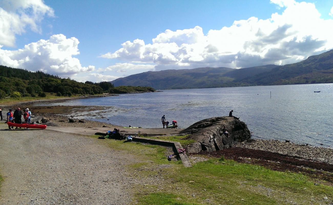 Photo de Loch Sunart Beach avec galets gris de surface