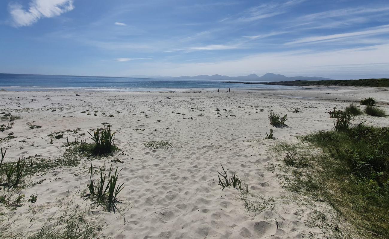 Photo de Castle Sween Beach avec sable lumineux de surface