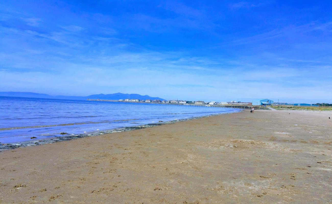 Photo de Stevenston Beach avec sable beige de surface