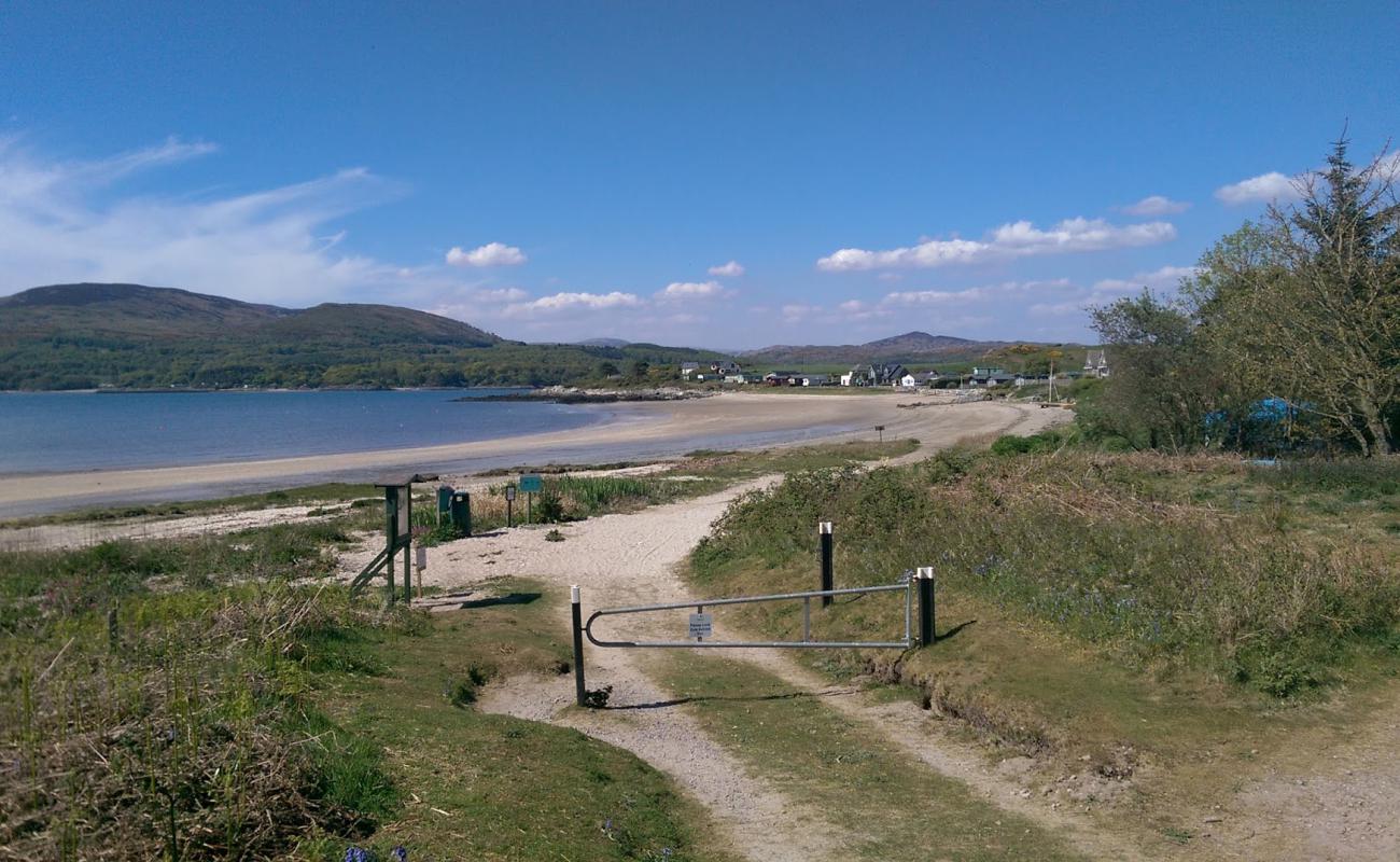 Photo de Sandgreen Beach avec sable clair avec caillou de surface