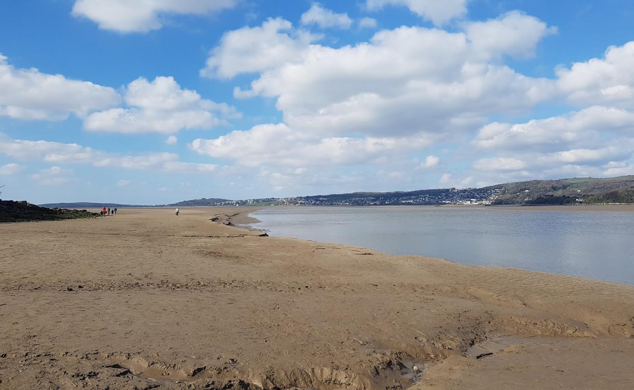 Photo de Blackstone Point Beach avec sable gris de surface