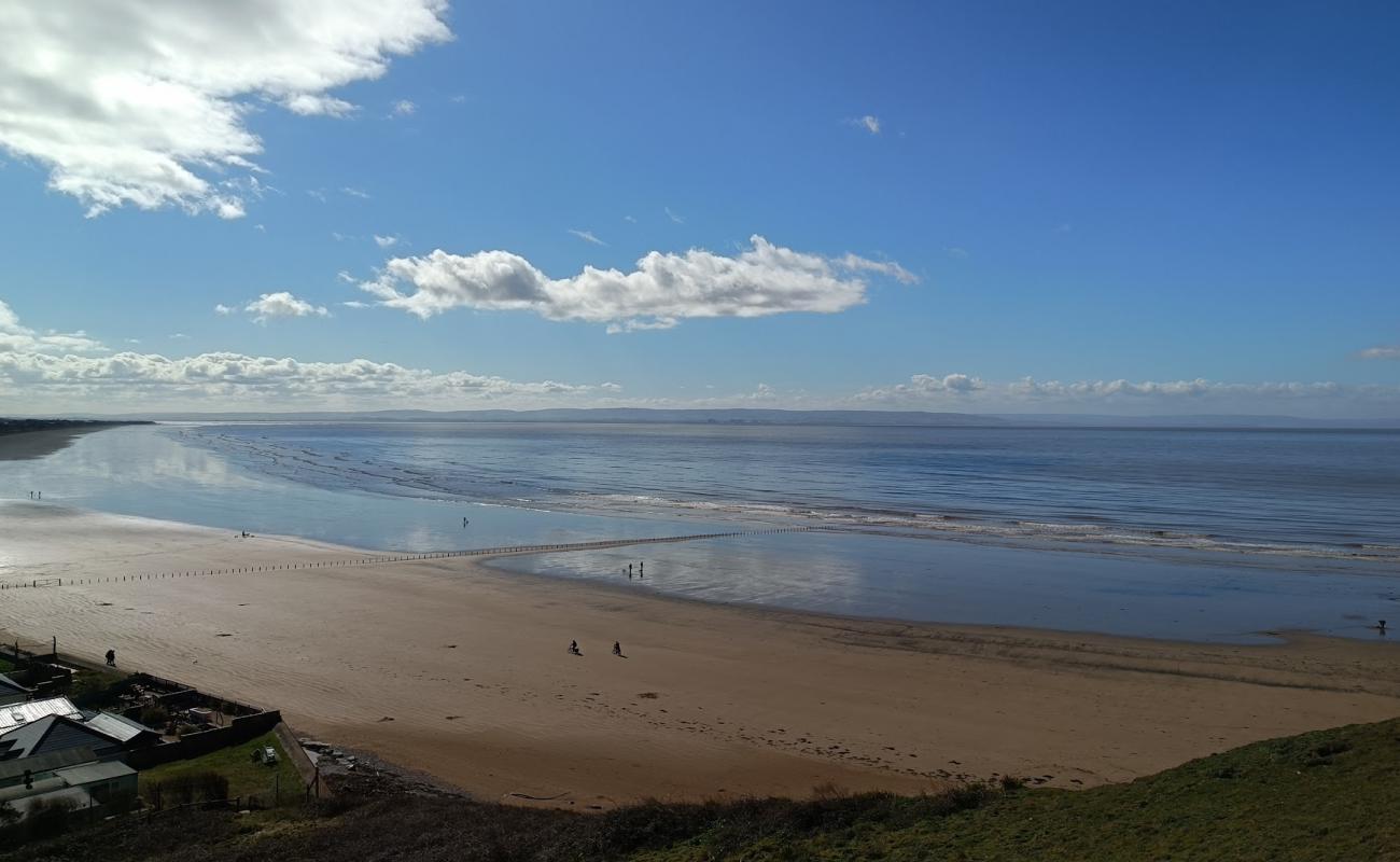 Photo de Plage de Brean avec sable lumineux de surface