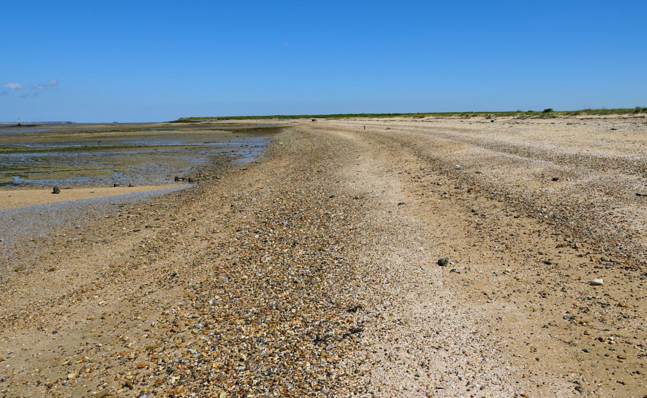 Photo de Plage de Yantlet avec sable beige & galets de surface