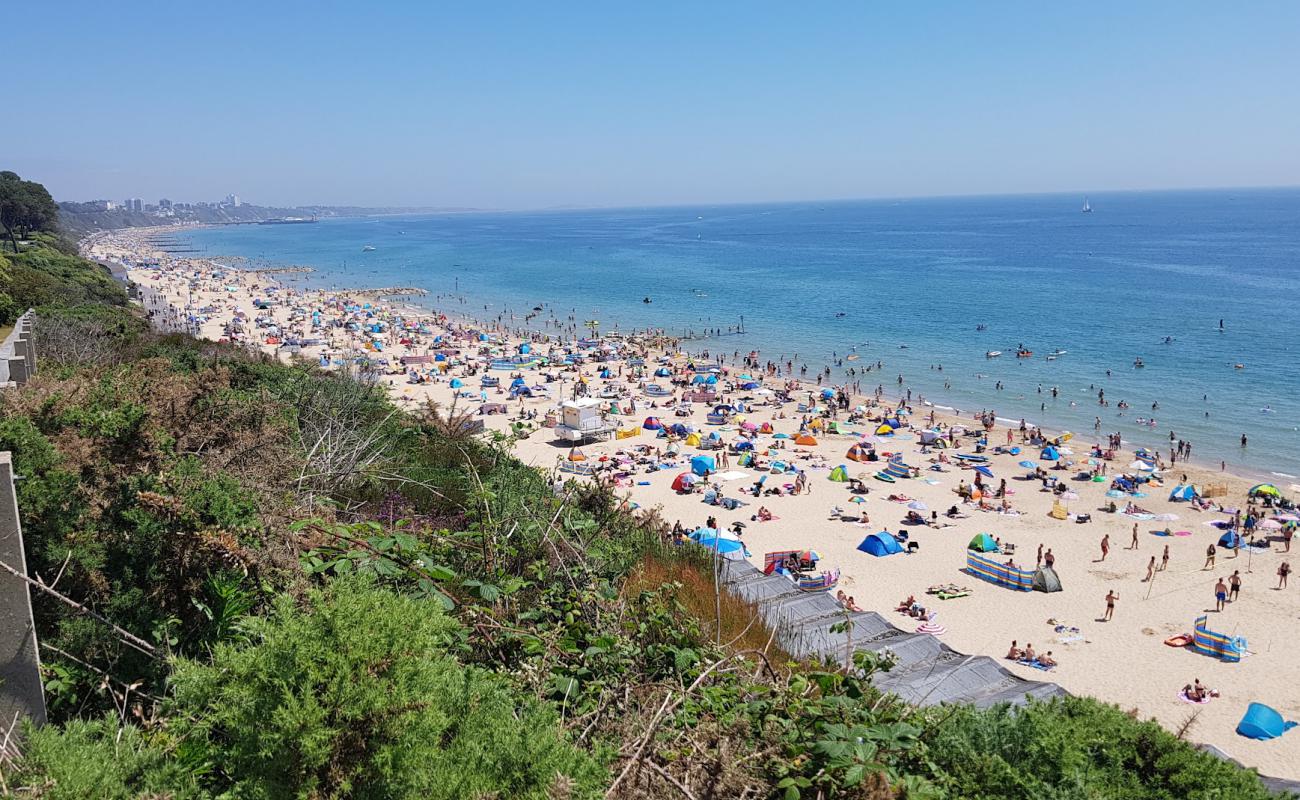 Photo de Plage de Branksome avec sable beige de surface