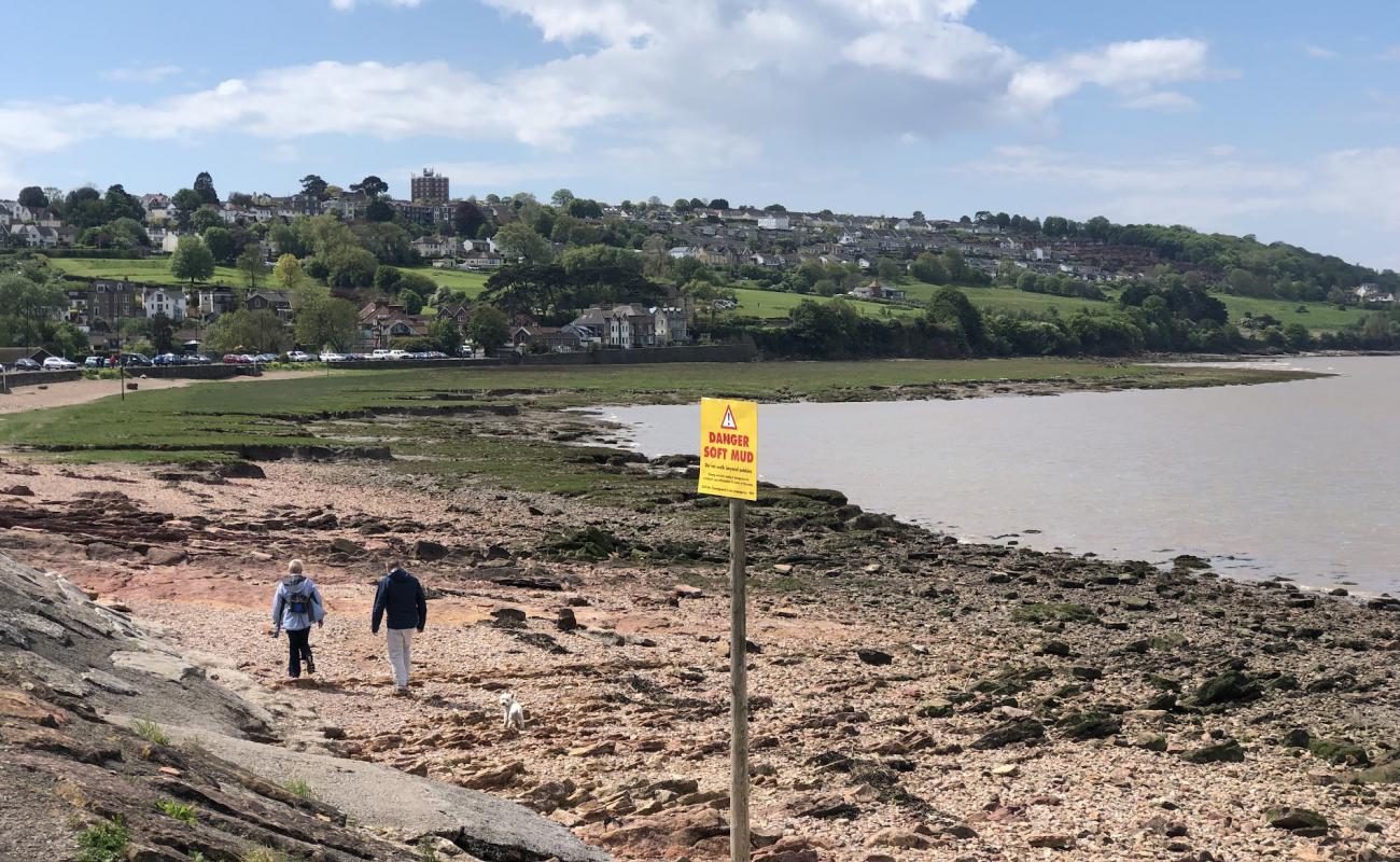 Photo de Plage de Portishead avec roches de surface