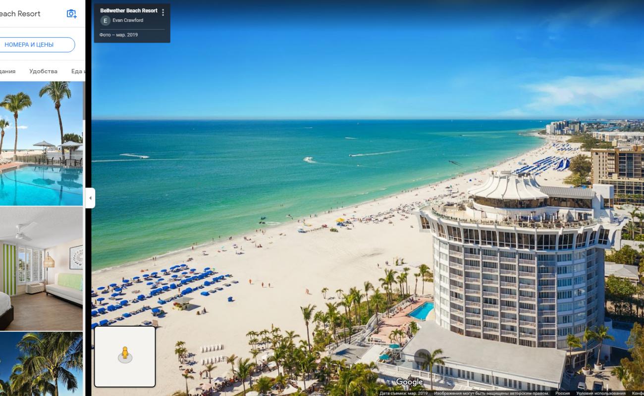 Photo de Saint Pete beach avec sable blanc de surface