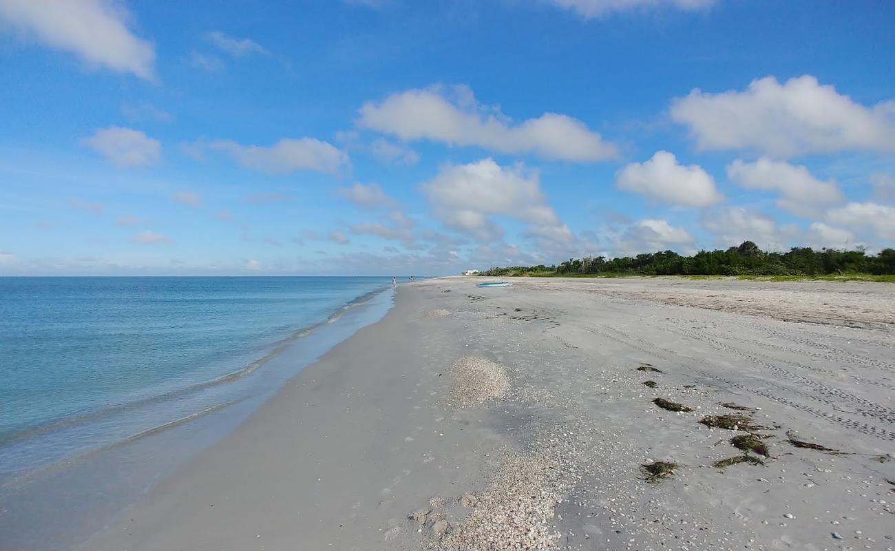 Photo de Stump Pass beach avec sable beige de surface