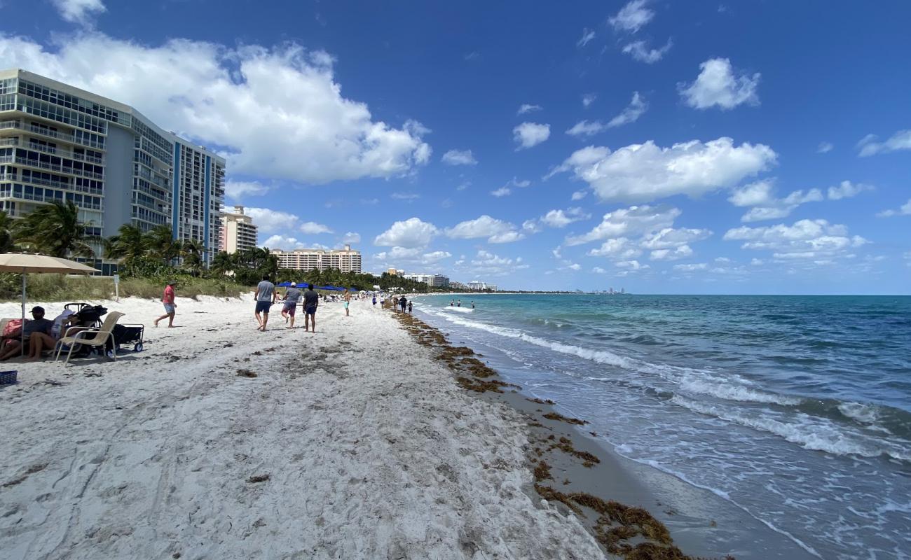 Photo de Key Biscayne beach avec sable beige de surface