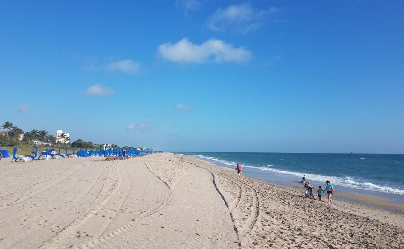 Photo de Delray beach avec sable lumineux de surface