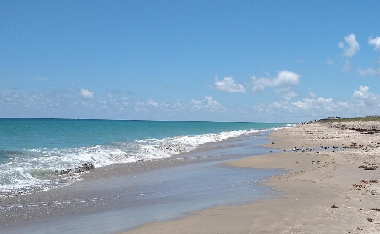 Photo de Jensen beach Park avec sable coquillé beige de surface