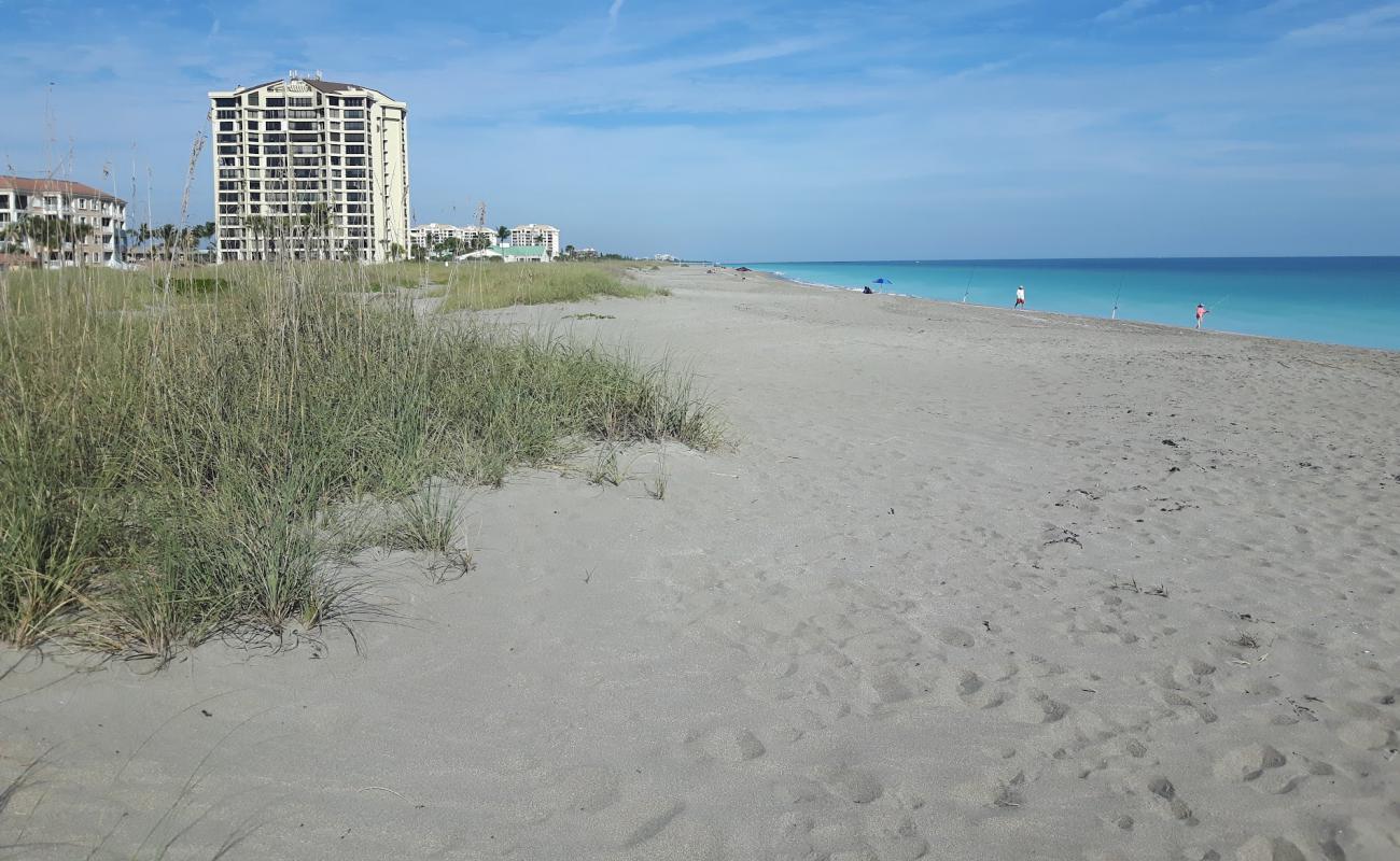 Photo de Blue Heron beach avec sable beige de surface
