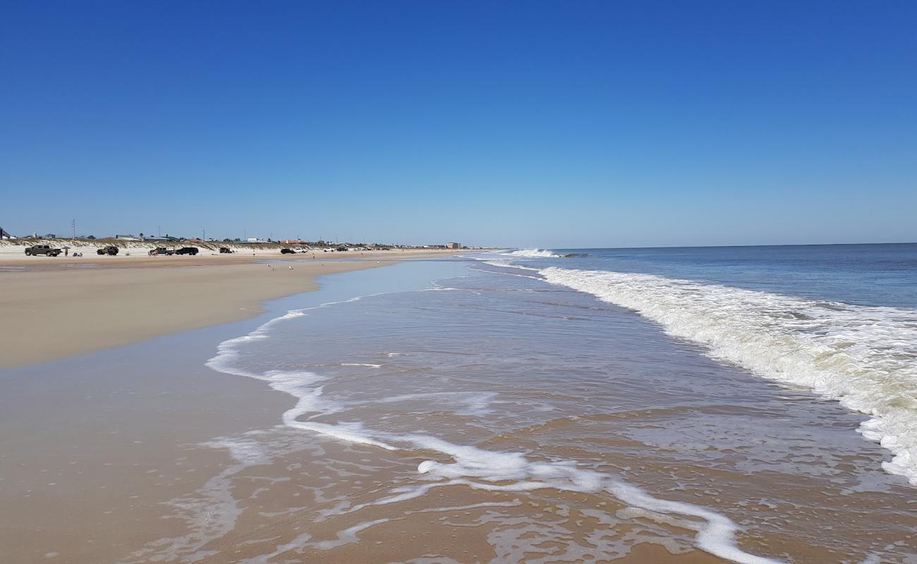 Photo de Peters Point beach avec sable lumineux de surface