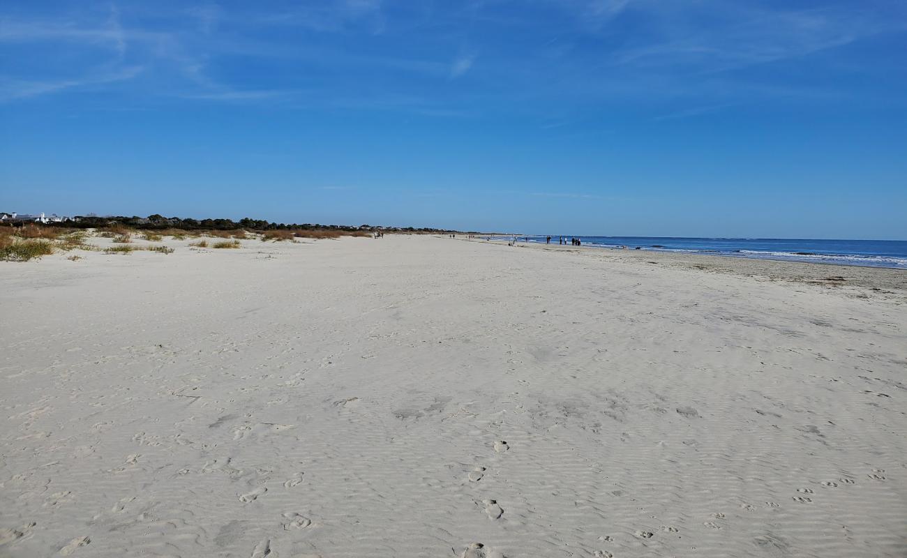 Photo de Sullivan's Island beach avec sable lumineux de surface