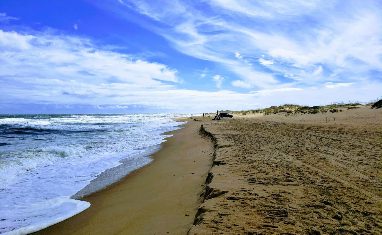 Photo de Cape Hatteras beach avec sable lumineux de surface