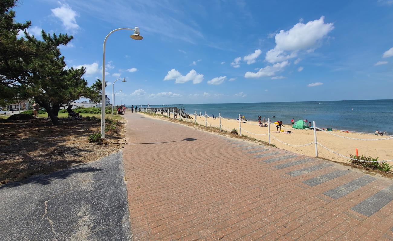 Photo de Ocean View beach avec sable lumineux de surface