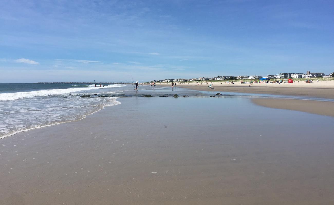 Photo de Sea Isle City Beach avec sable beige de surface