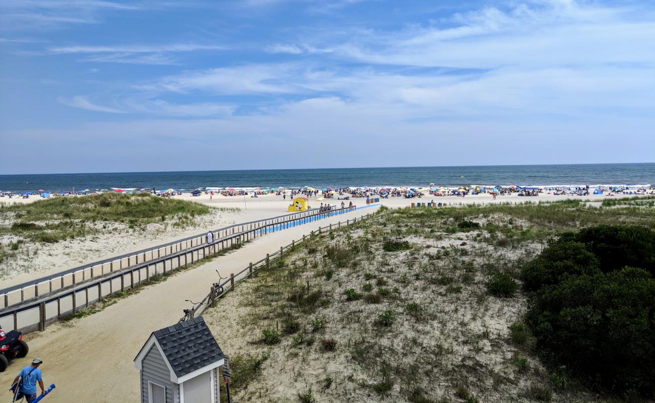Photo de Peck Beach avec sable beige de surface