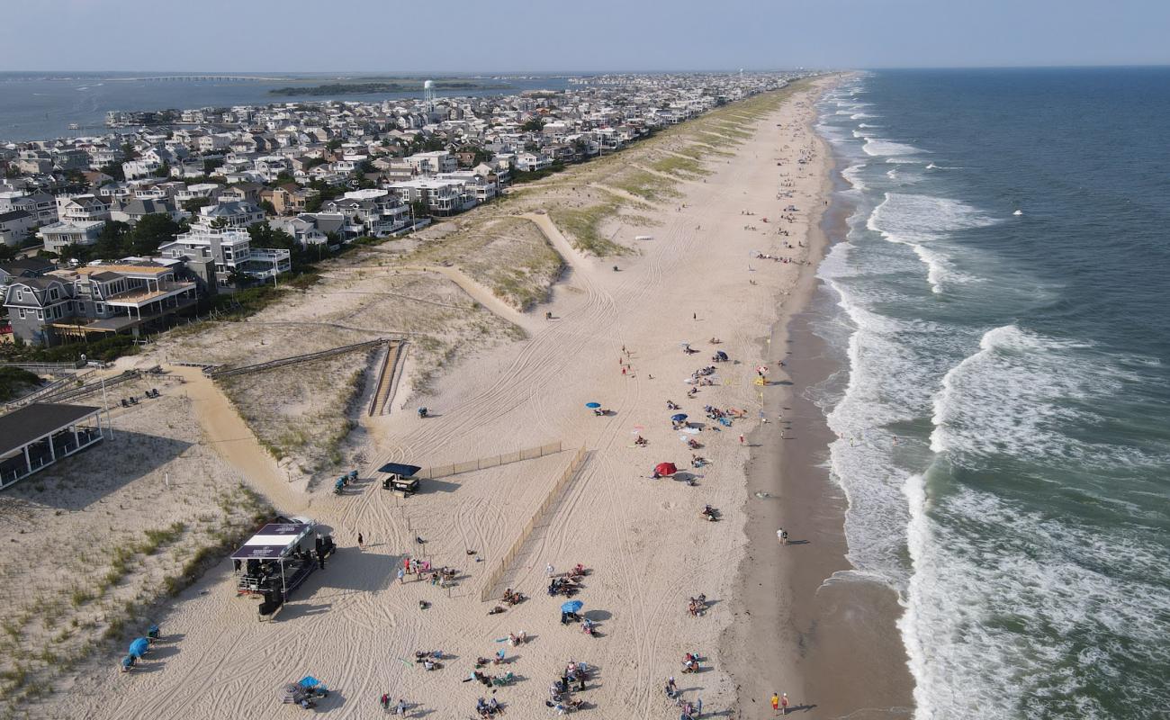 Photo de Surf City beach avec sable beige de surface