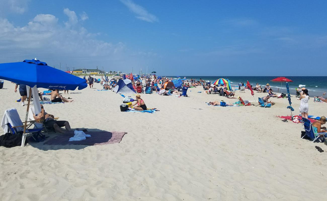 Photo de Seaside Park Beach avec sable beige de surface