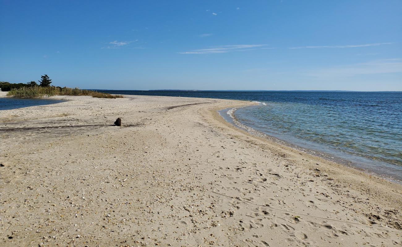 Photo de South Jamesport Beach avec sable lumineux de surface