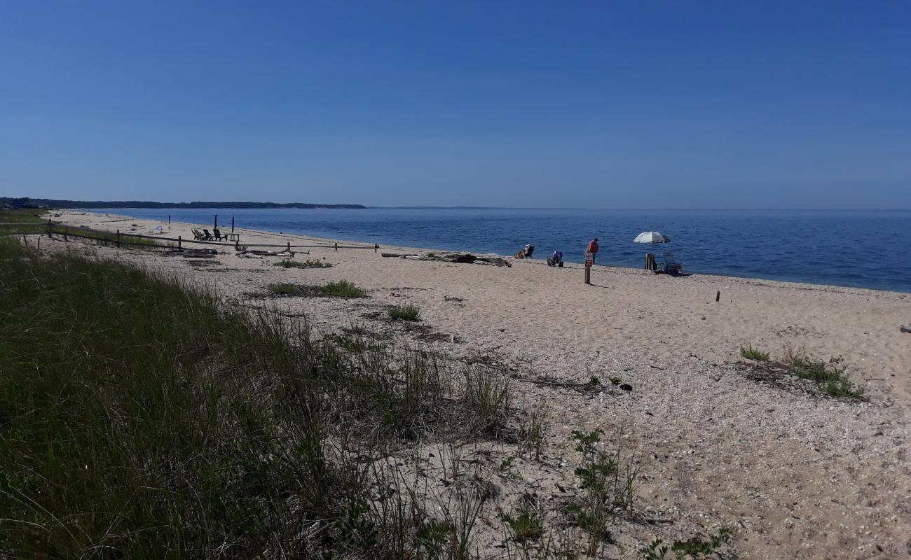 Photo de McCabes Beach avec sable coquillier lumineux de surface