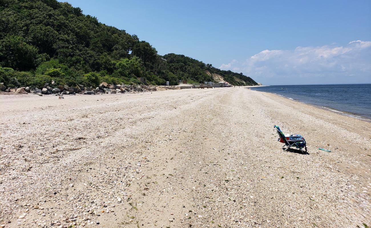 Photo de Port Jefferson East avec sable beige & galets de surface