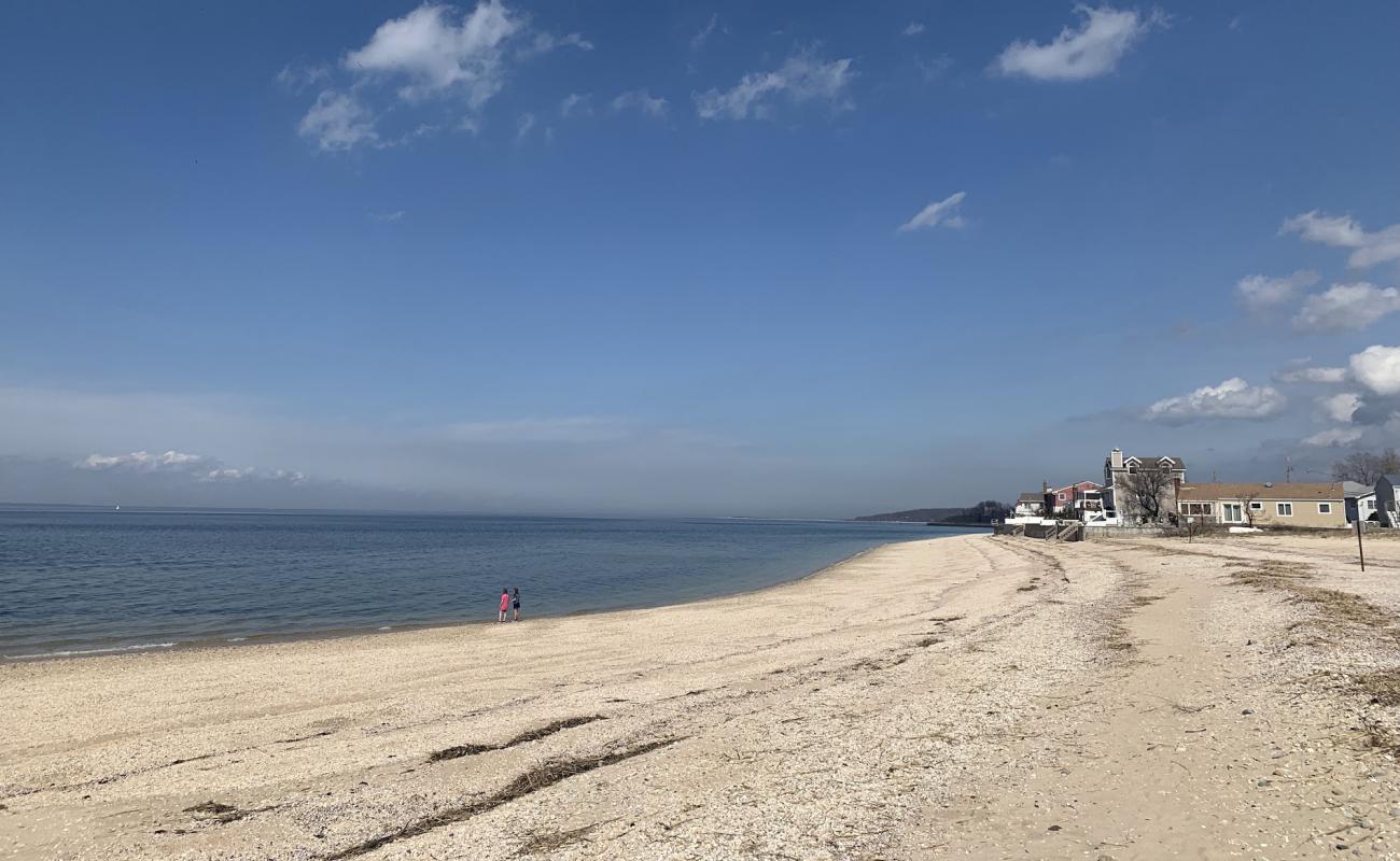 Photo de Bayville Beach avec sable clair avec caillou de surface