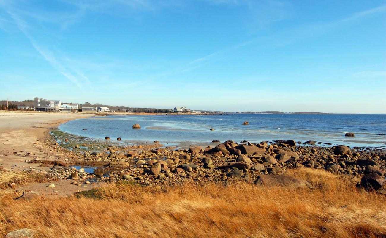 Photo de Pico Beach avec sable gris & galets de surface