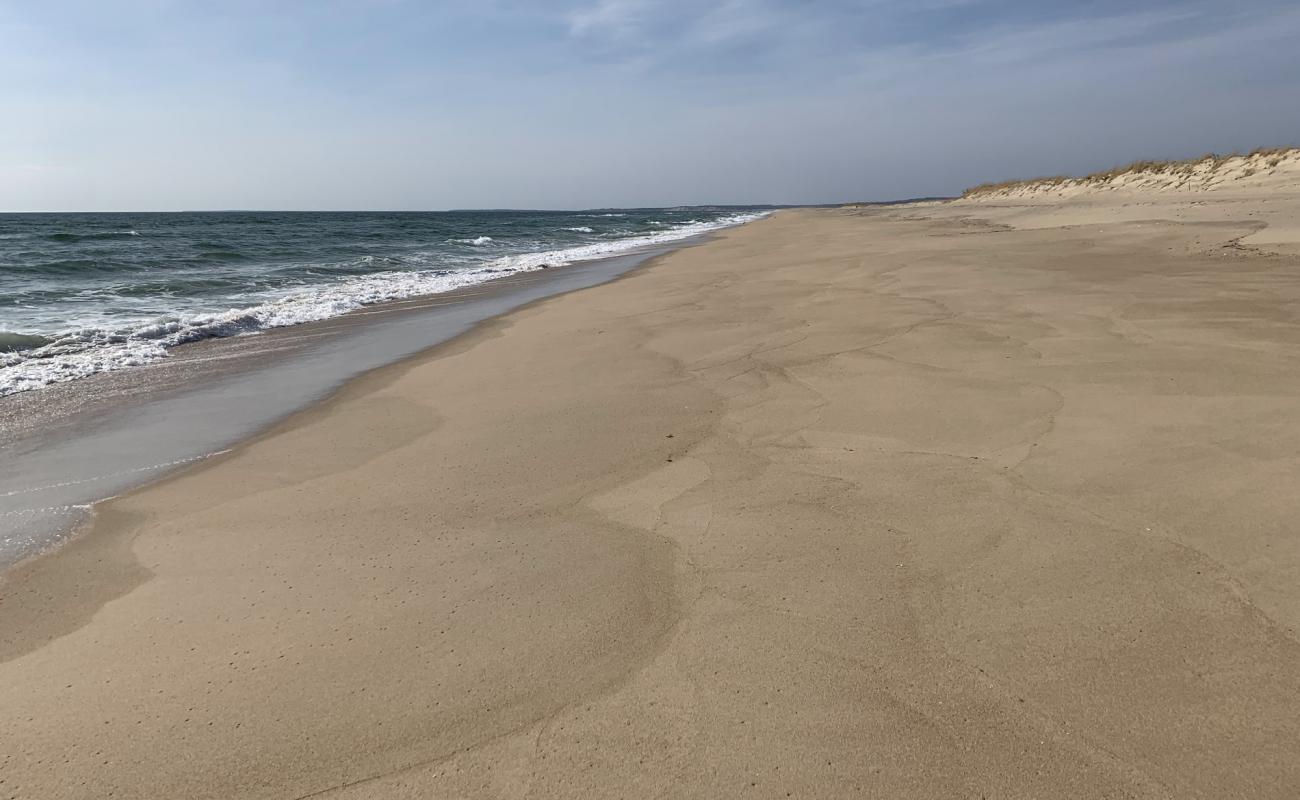 Photo de Long Point Beach avec sable lumineux de surface