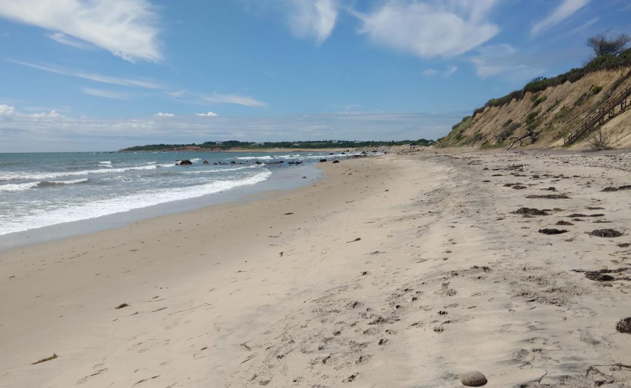 Photo de Squibnocket Beach avec sable beige de surface