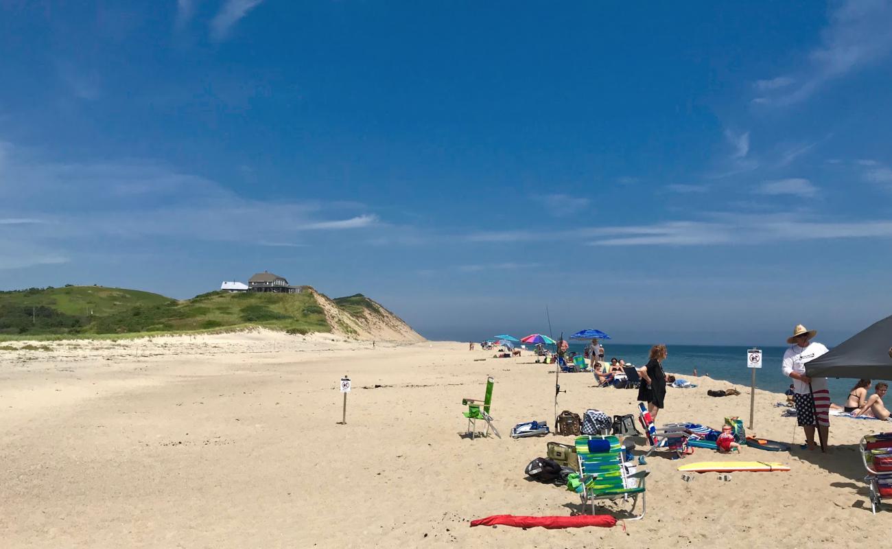 Photo de Ballston beach avec sable beige fin de surface