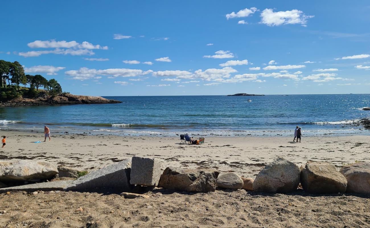 Photo de White beach avec sable beige de surface