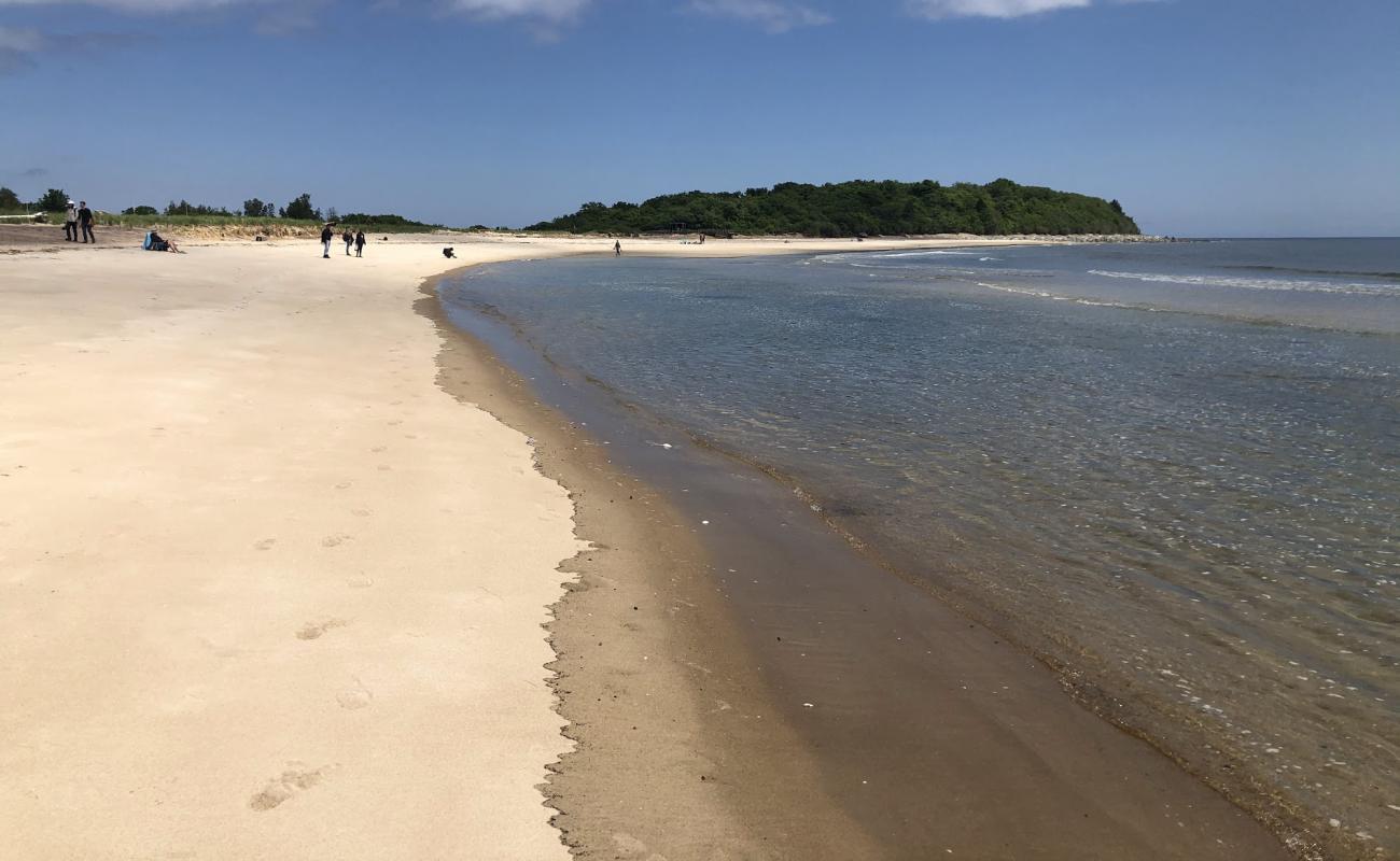 Photo de Plum Island beach avec sable beige de surface