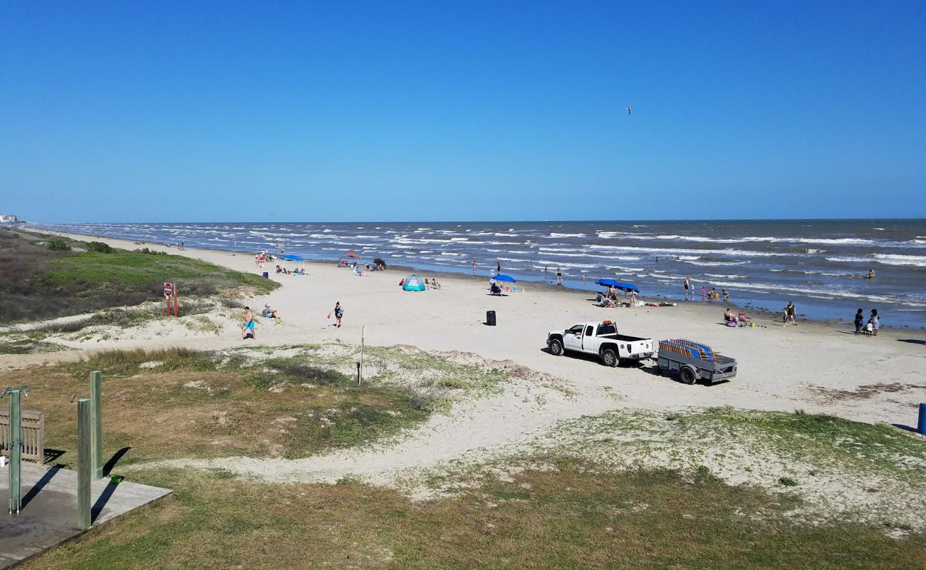 Photo de Galveston beach II avec sable gris de surface