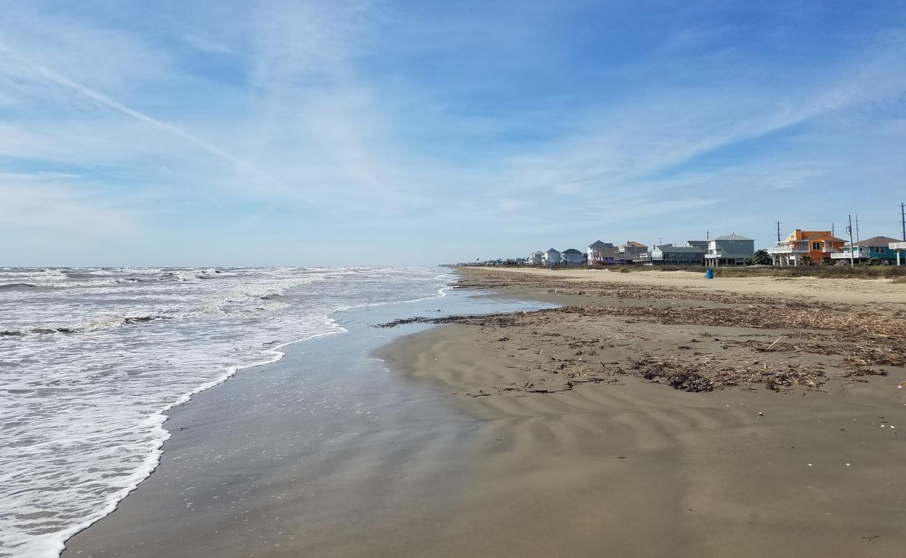 Photo de Sea Isle beach avec sable gris de surface