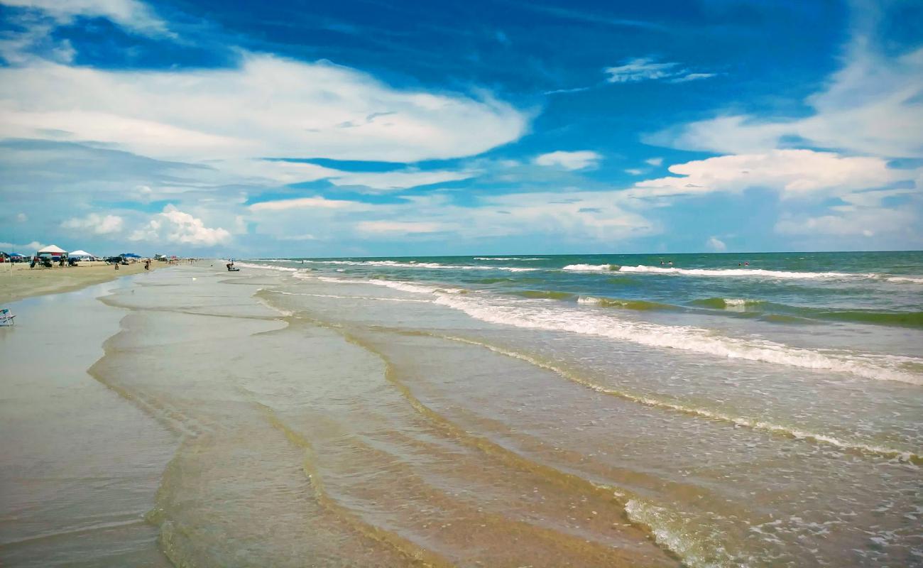 Photo de Surfside Brazoria beach avec sable beige de surface