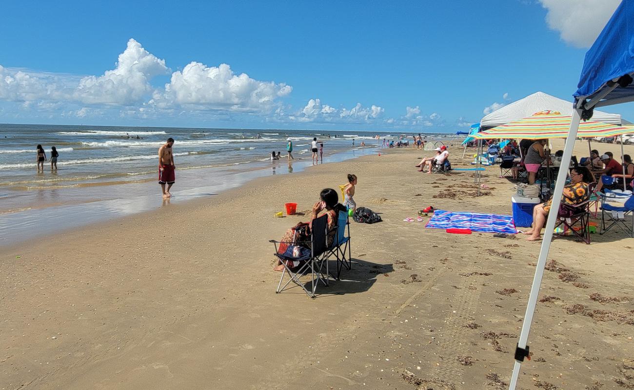 Photo de Surfside beach avec sable beige de surface