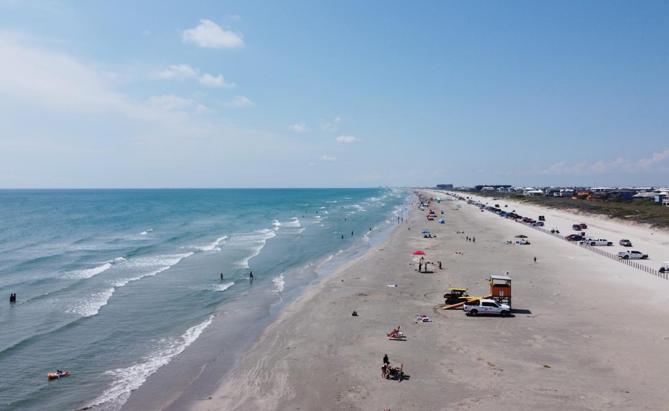 Photo de Port Aransas beach avec sable beige de surface