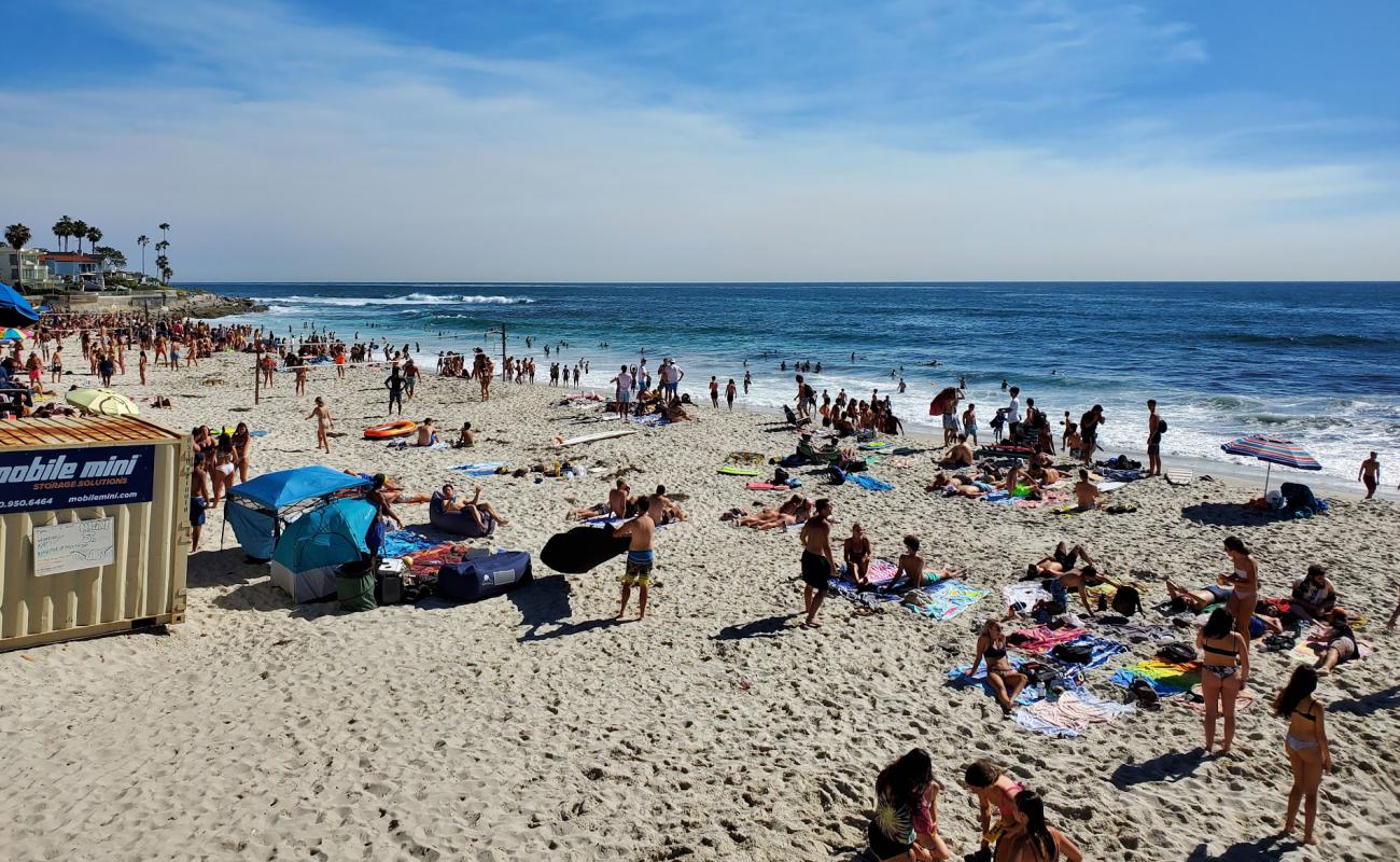 Photo de Marine Street beach avec sable lumineux de surface