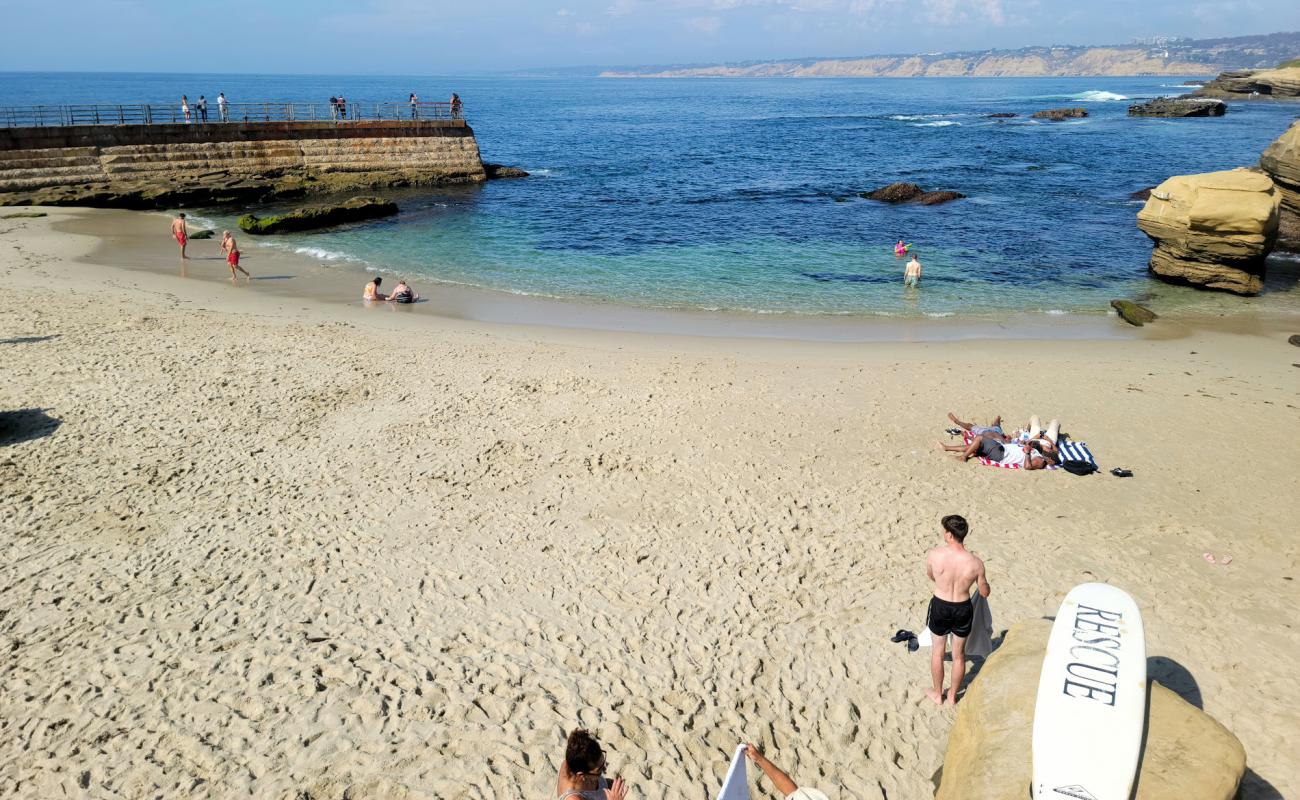 Photo de Children's Pool La Jolla avec sable lumineux de surface