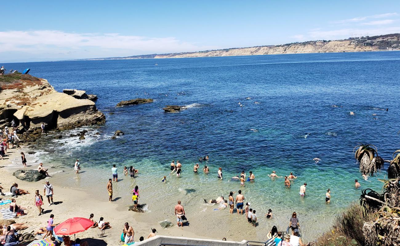 Photo de La Jolla Cove avec sable lumineux de surface