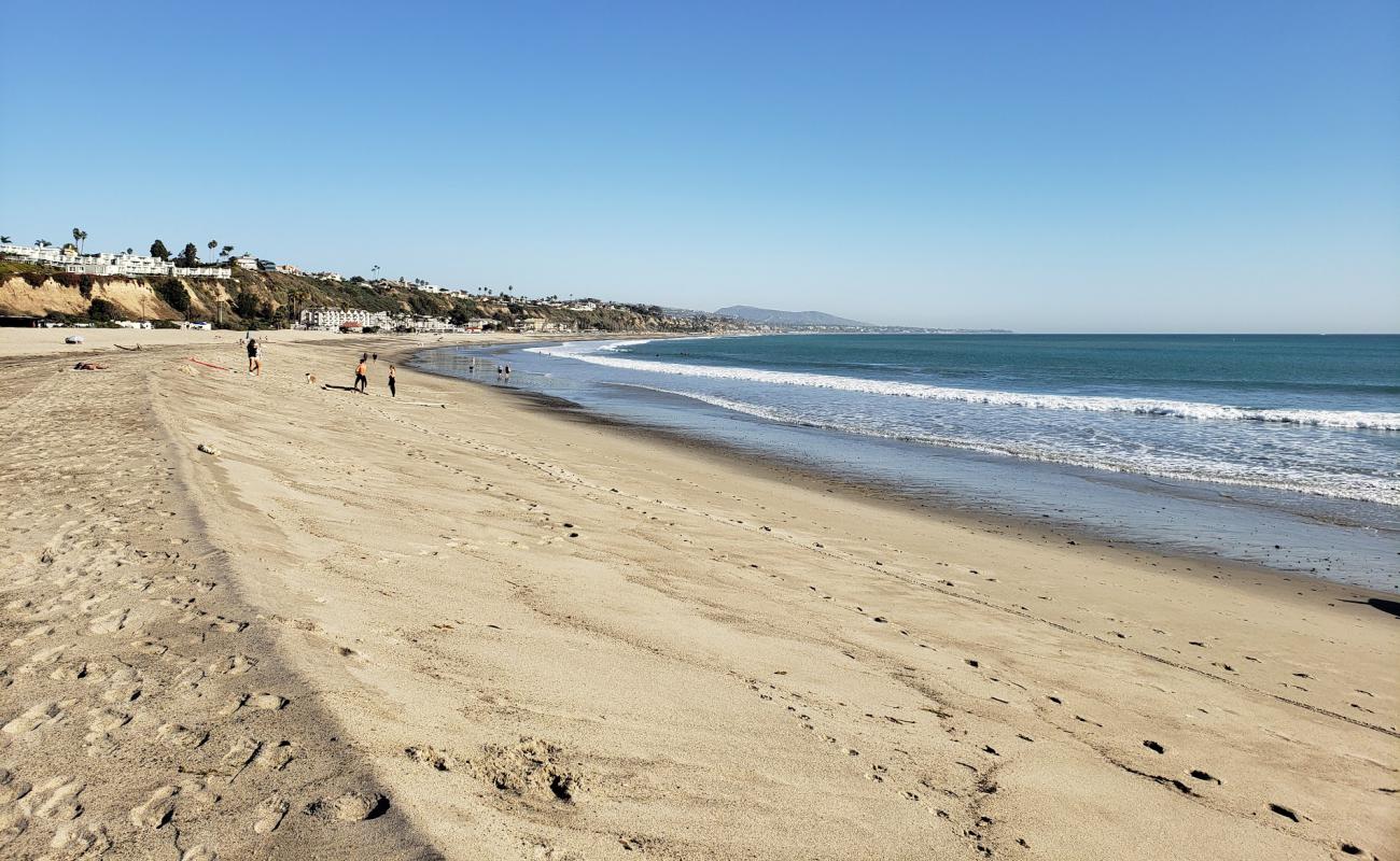 Photo de Doheny beach avec sable lumineux de surface