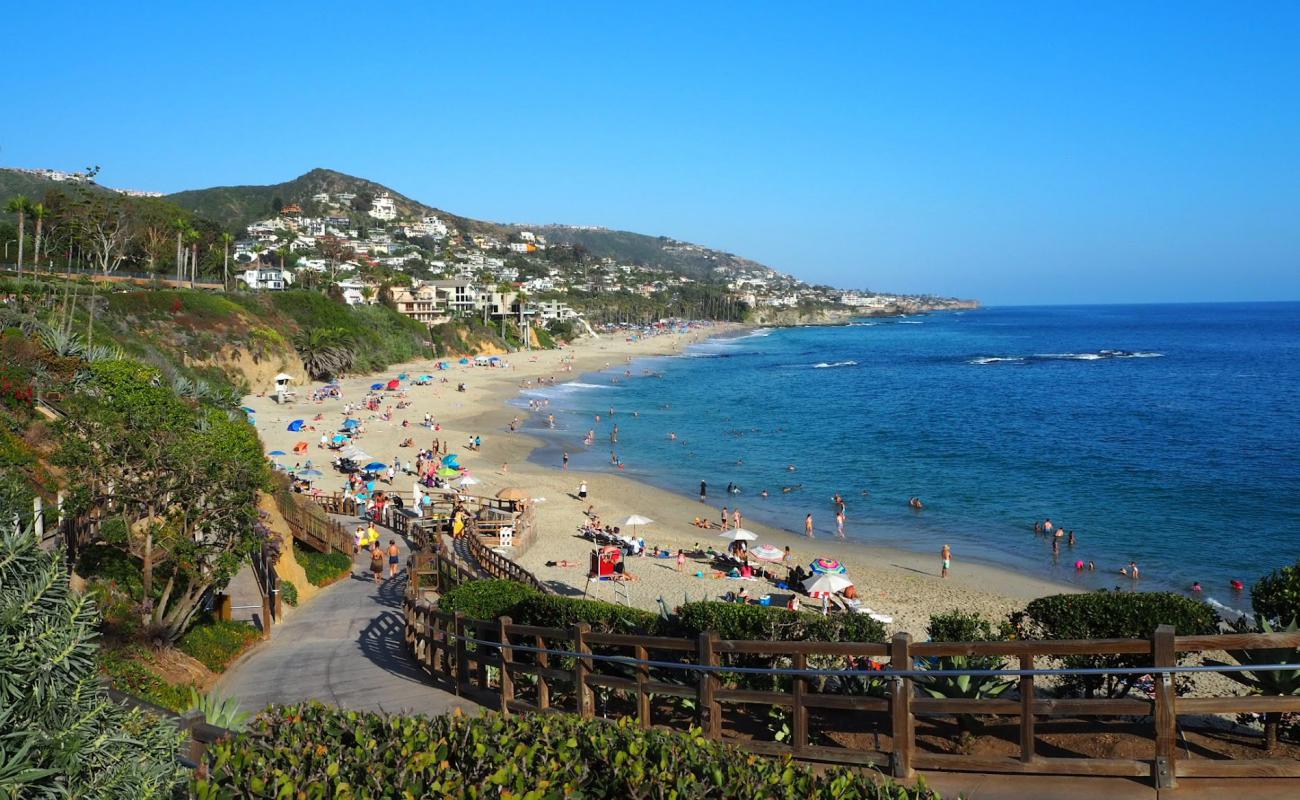 Photo de Aliso beach avec sable lumineux de surface