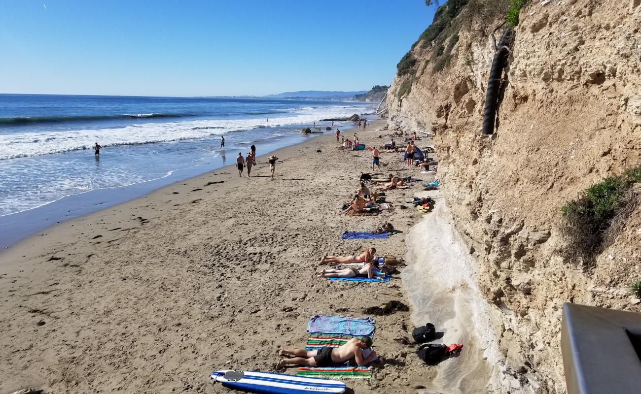 Photo de Mesa Lane Beach avec sable beige de surface