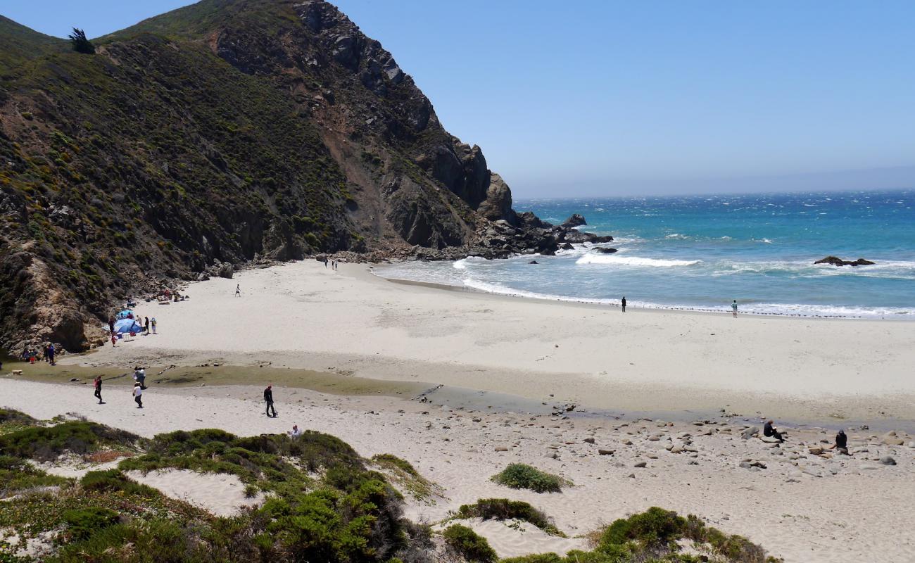 Photo de Pfeiffer Beach avec caillou fin clair de surface