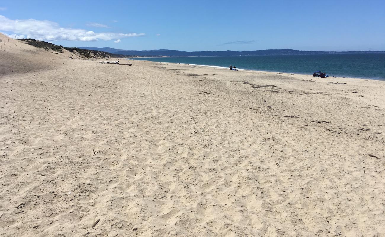 Photo de Marina Beach avec sable beige fin de surface