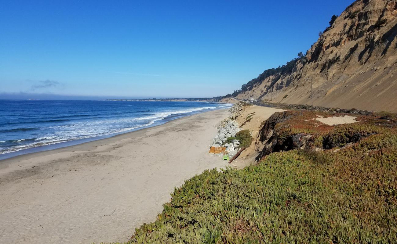 Photo de Waddell Beach avec sable beige de surface