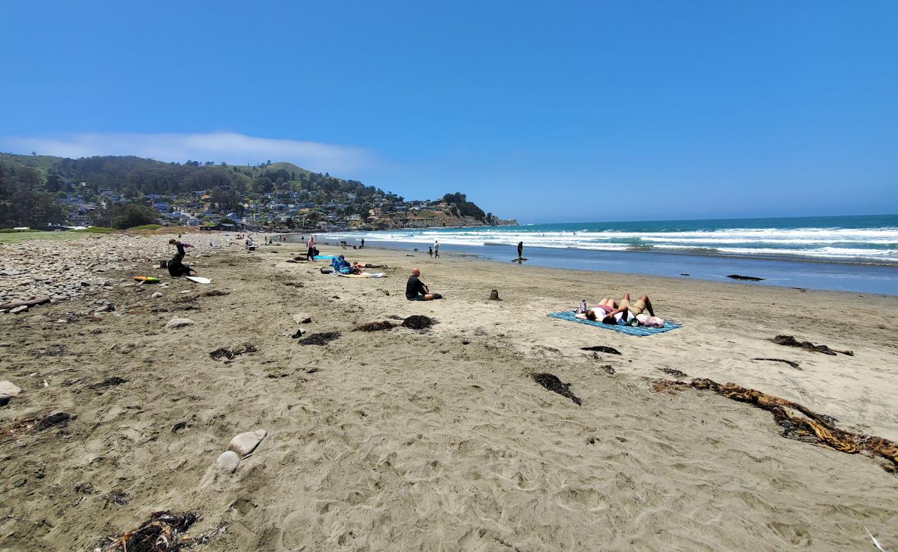 Photo de Pacifica Beach avec sable beige de surface